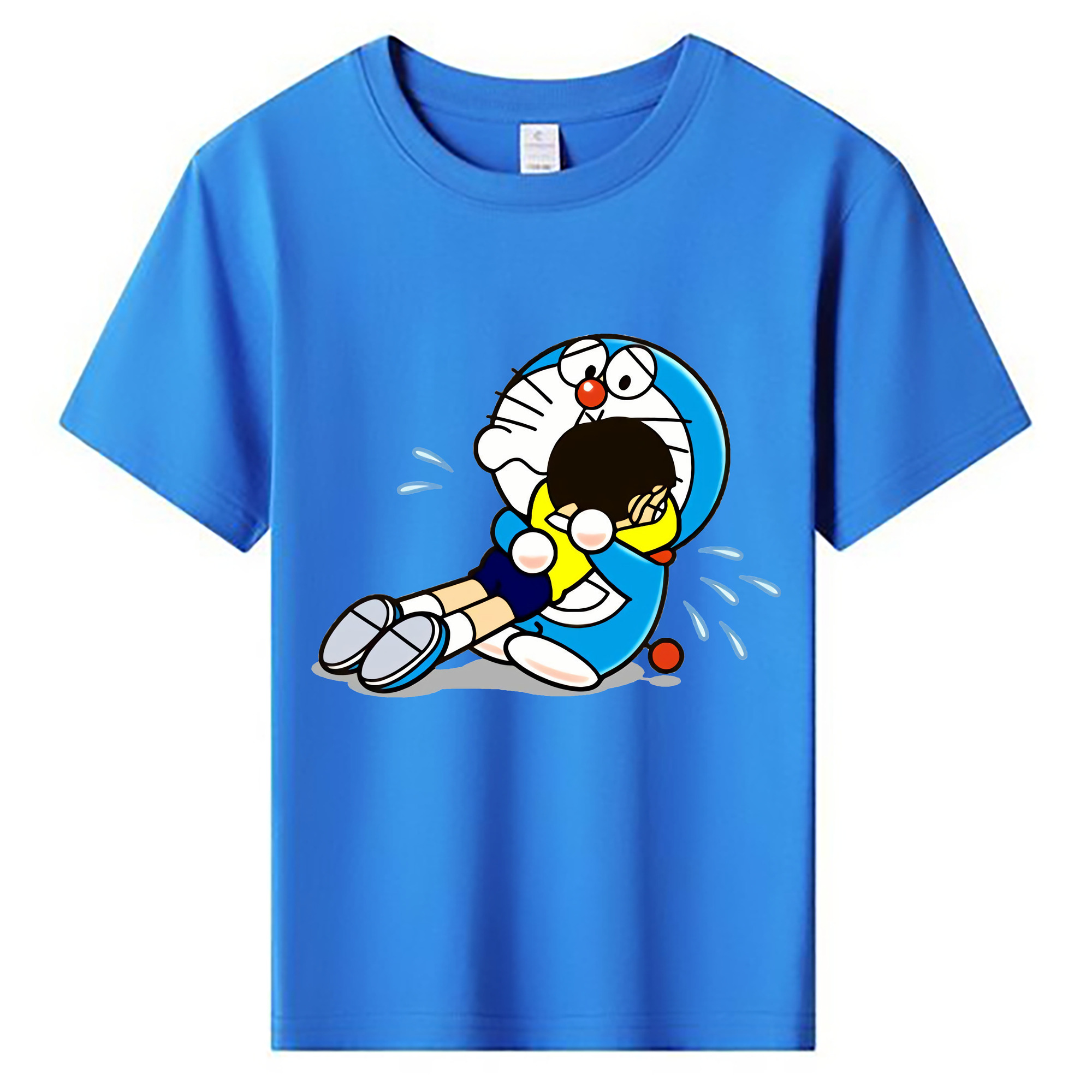 （画像用） ドラえもん Doraemon 綿100％キッズTシャツ（フロントプリント）
